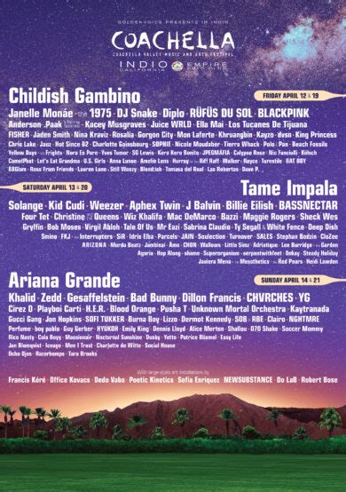 coachella 2019 lineup rumors|Iba pa.